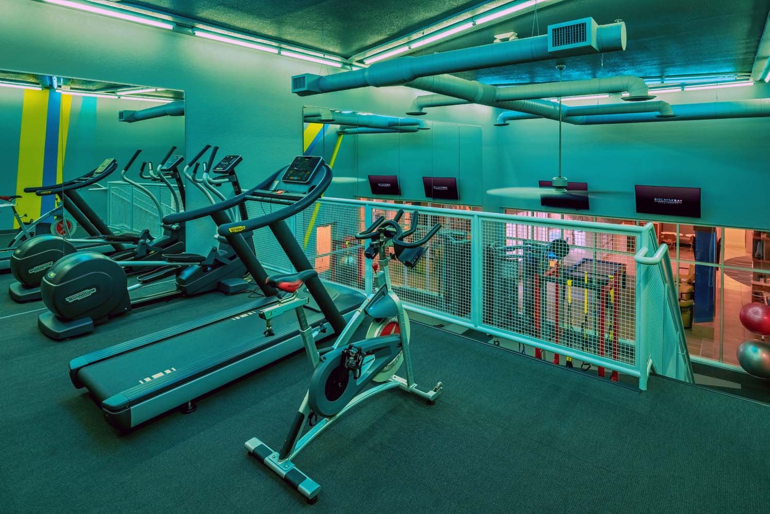 Double Decker Fitness Center with New Equipment at Biscayne Bay Apartments, Chandler